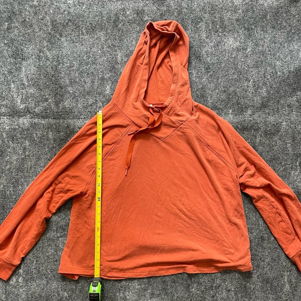 Athleta Orange Hoodie Sweatshirt - Picture 7 of 7